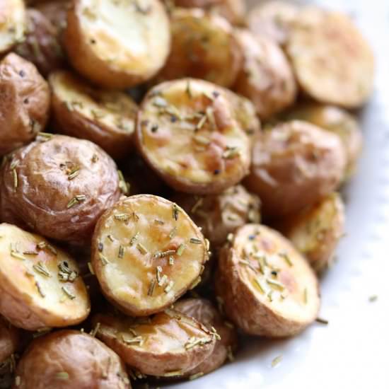 Easy Rosemary Roasted Potatoes - Recipe photo by Two Healthy Kitchens