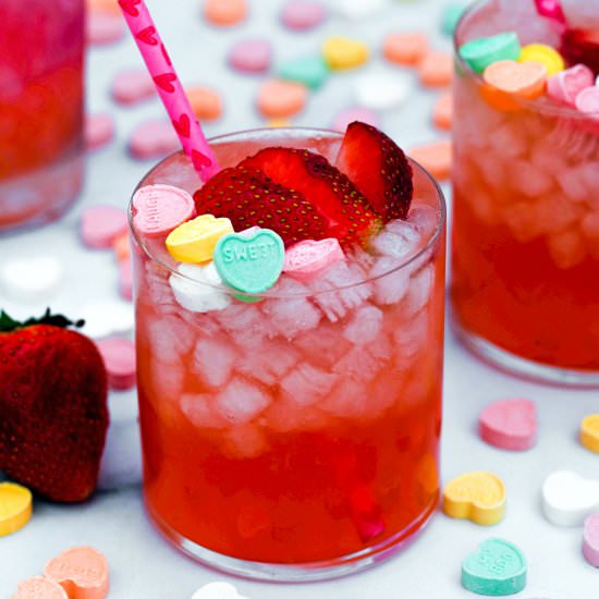 Strawberry Vanilla Cocktail - Recipe photo by Wearenotmartha