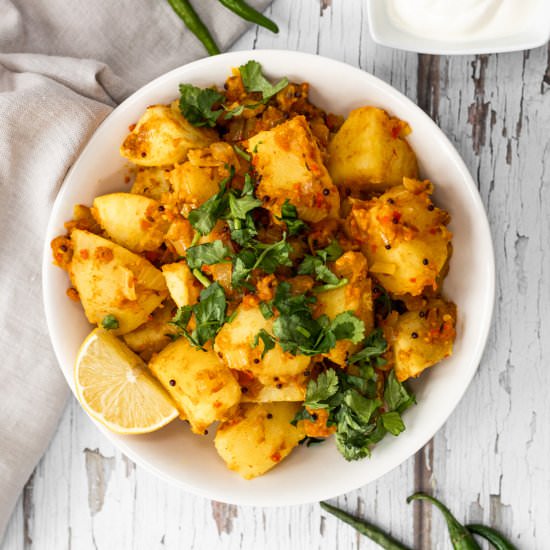 Easy Bombay Potatoes - Recipe photo by Searchingforspice