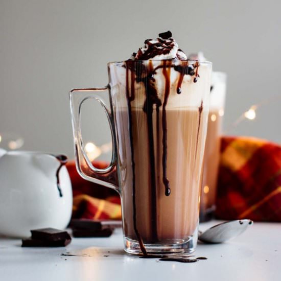 Starbucks Mocha Latte - Recipe photo by Milk and Pop