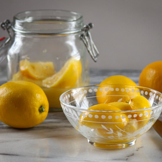Preserved Lemons - Recipe photo by vegancabinlife