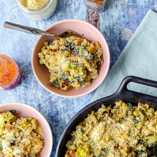 Vegan White Bean Mac and Cheese - Recipe photo by upbeetkitchen