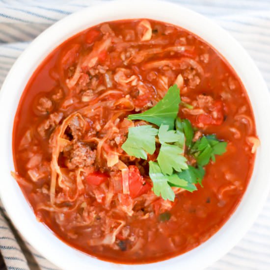 Cabbage Roll Soup - Recipe photo by FunnyLoveLindsay