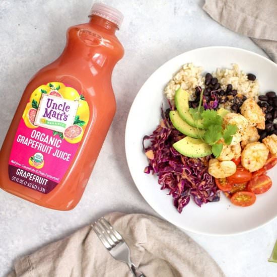 Paloma Shrimp Power Bowl - Recipe photo by FitLiving Eats