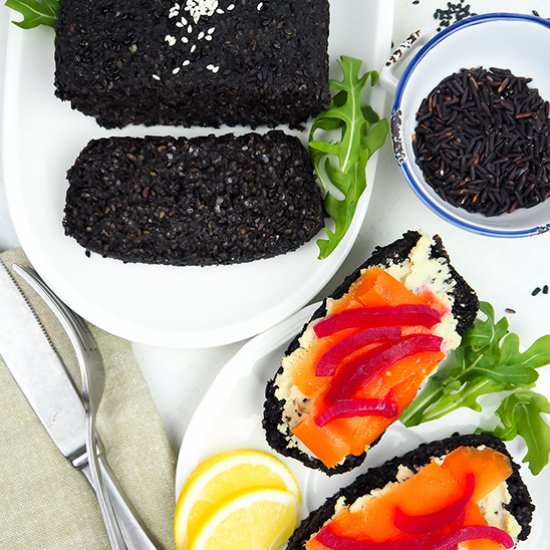 Gluten free bread with carrot lox - Recipe photo by plantbasedrecipe2020