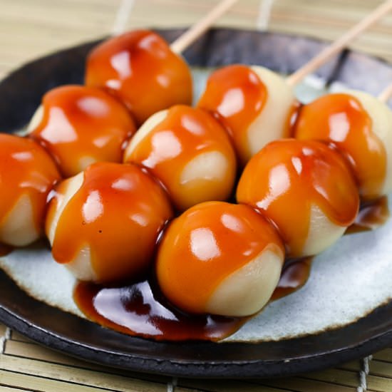 Japanese Mitarashi Dango - Recipe photo by Sudachi Recipes