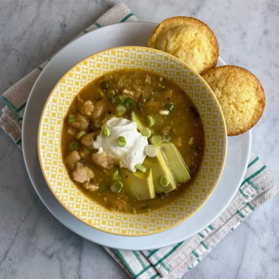 Chicken Chili - Recipe photo by thebrookcook.wordpress.com