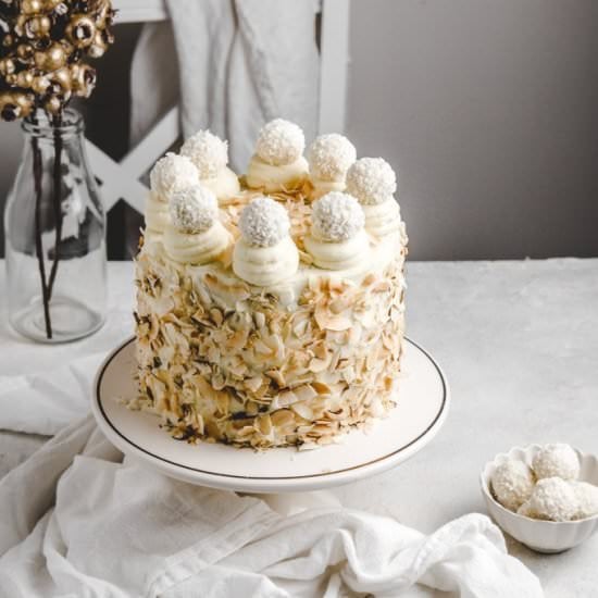 The Best Rafaello Cake - Recipe photo by thecupcakechronicles
