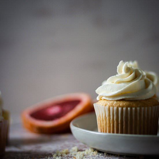 Blood orange cupcakes - Recipe photo by katethebaker