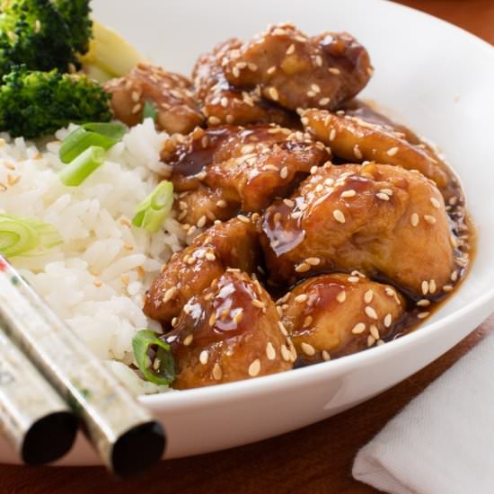Easy Sesame Chicken - Recipe photo by For the Love of Cooking