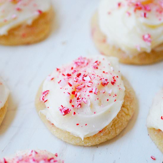 Peppermint sugar cookies - Recipe photo by evabakes