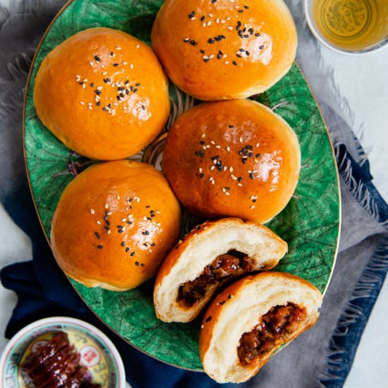 baked char siu bao - Recipe photo by healthynibblesandbits