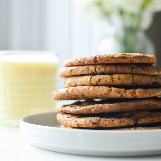 Crispy Spicy Dark Chocolate Chunk C - Recipe photo by forksandstraws