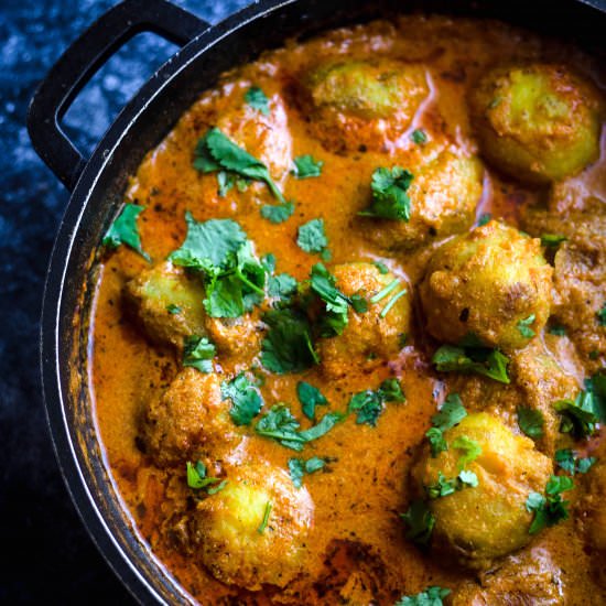 Dum Aloo - Recipe photo by tiffinandteaofficial