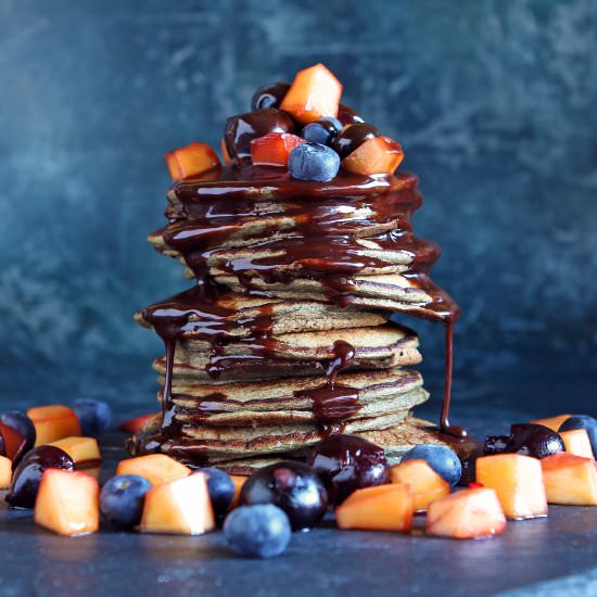 Fruity Blender Pancakes - Recipe photo by glutenfreealchemist