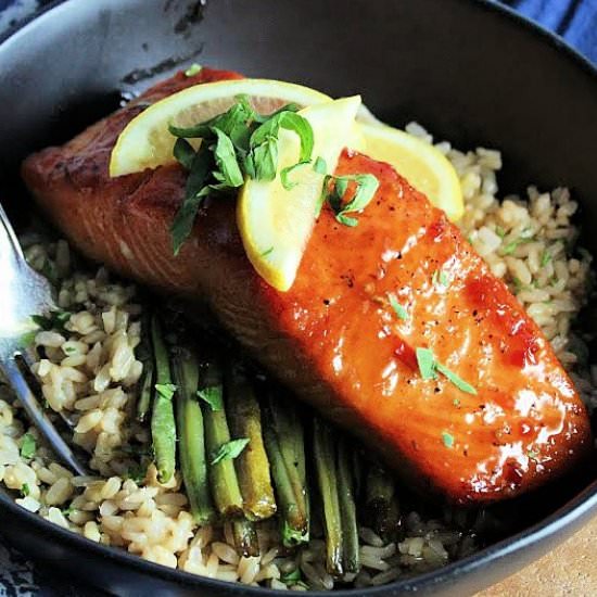 Chili Maple Salmon - Recipe photo by agoudalife