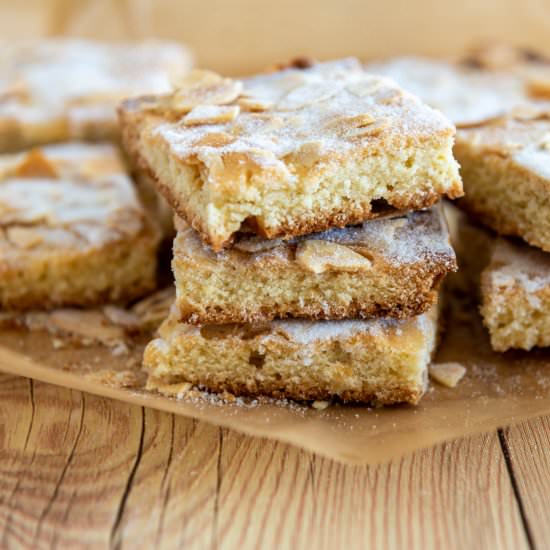 Almond Shortbread - Recipe photo by Traybakes and More