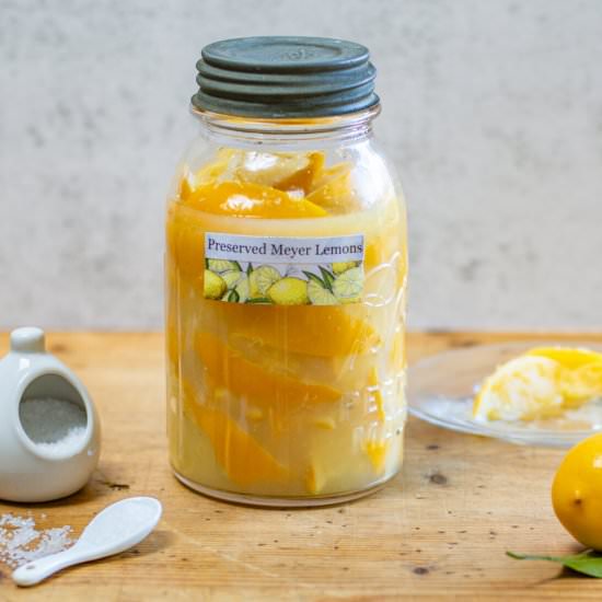 preserved meyer lemons - Recipe photo by a zest for life