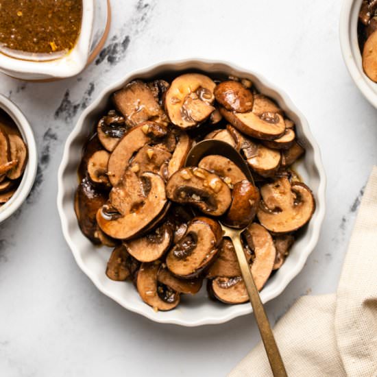 Balsamic Marinated Mushrooms - Recipe photo by from my bowl
