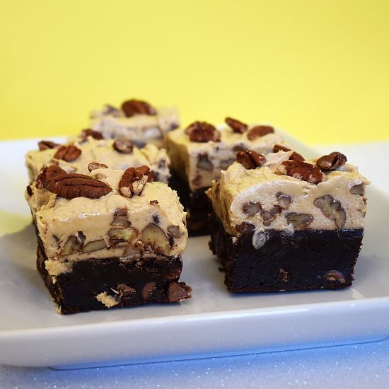 Butter Pecan Brownies - Recipe photo by lightscamerabake