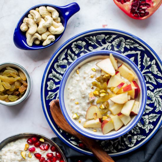 No Sugar High Protein Oats Kheer - Recipe photo by FoodTokWithSherin