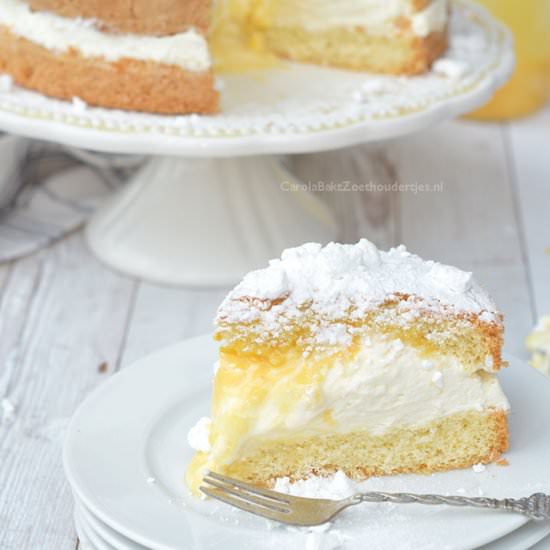 Snowstar cake with Dutch eggnog - Recipe photo by zoethoudertje