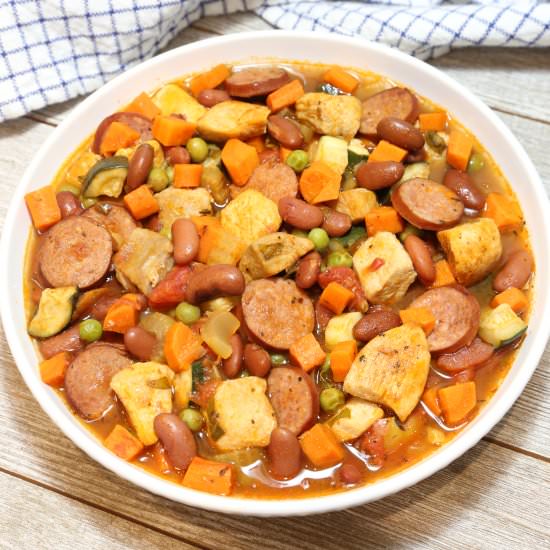 Kielbasa Chicken and Bean Stew - Recipe photo by todays delight