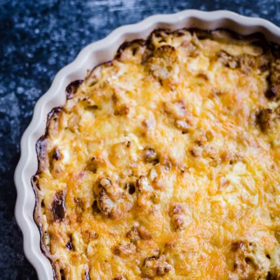 Cheesy Cauliflower Bake - Recipe photo by tiffinandteaofficial