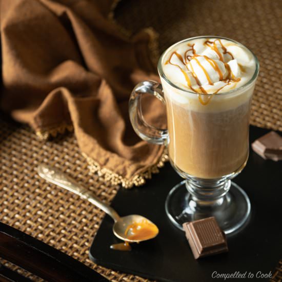 Caramel Irish Coffee - Recipe photo by Compelled To Cook