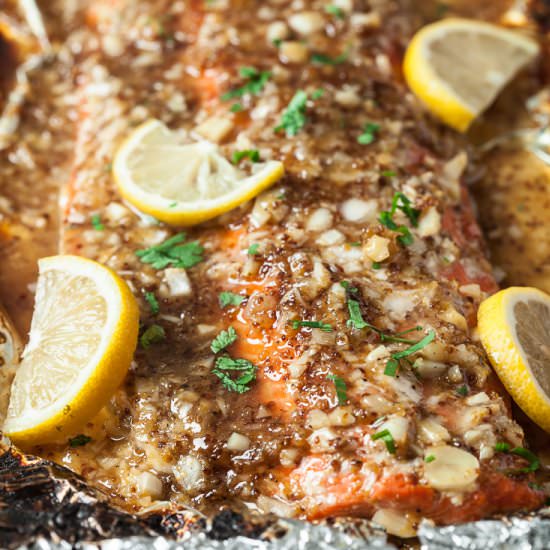 Honey Baked Salmon - Recipe photo by chewoutloud