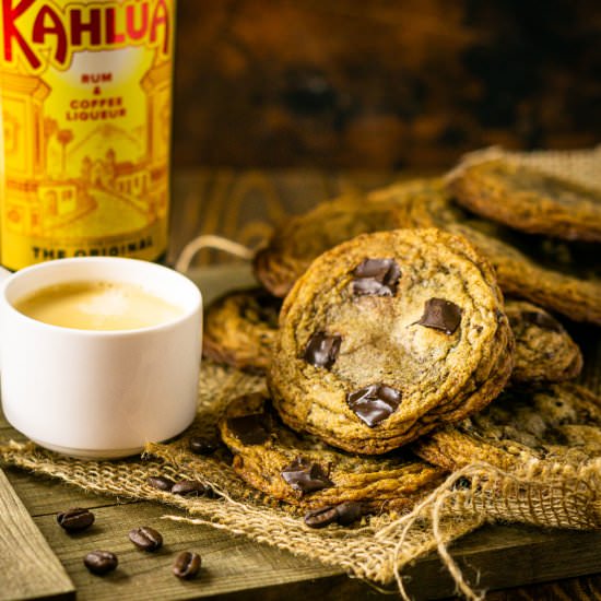 Espresso and Kahlua Cookies - Recipe photo by Burrata and Bubbles