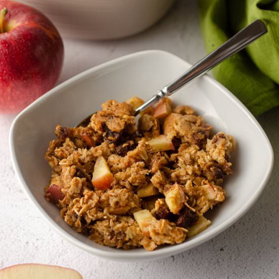 baked apple oatmeal - Recipe photo by freshaprilflours