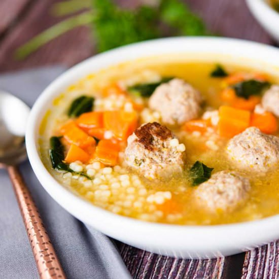 Italian Wedding Soup (Instant Pot) - Recipe photo by cuisineandtravel
