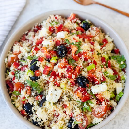 Mediterranean Couscous Salad - Recipe photo by Healthy Life Trainer