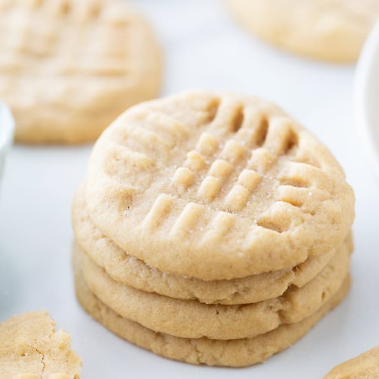 Old-Fashioned Peanut Butter Cookies - Recipe photo by emihill
