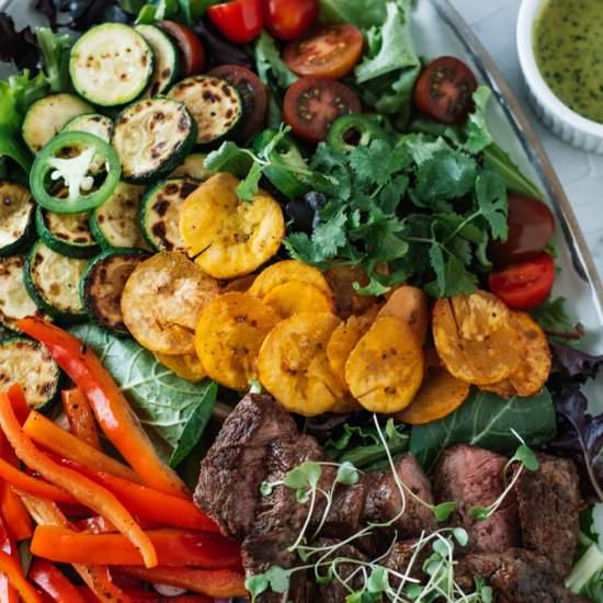 Steak Taco Salad - Recipe photo by theseasonaljunkie