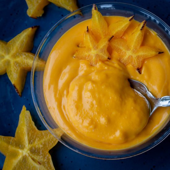 Egg Fruit Dessert Soup - Recipe photo by Healthy World Cuisine