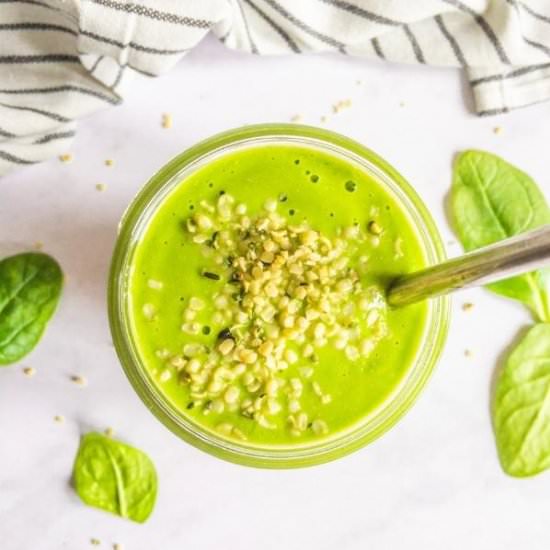 Spinach Mango Smoothie - Recipe photo by flourishingkitchen