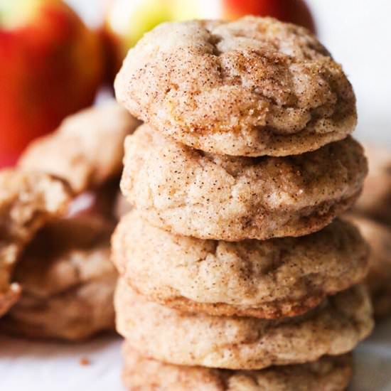 Apple Snickerdoodle Cookies - Recipe photo by pipandebby