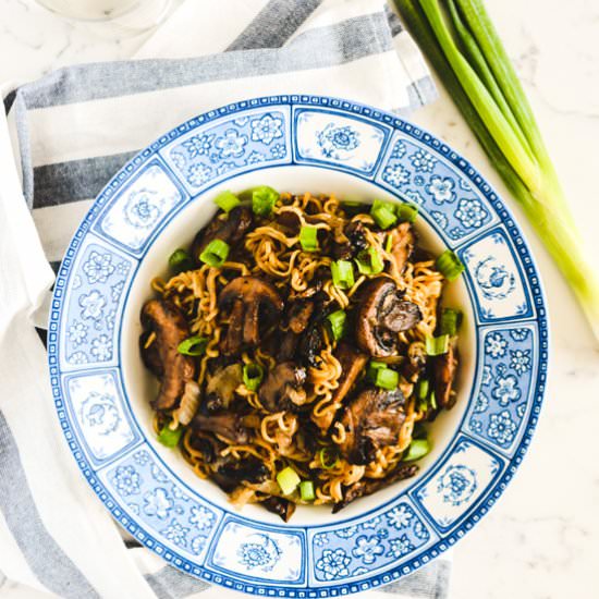 Easy Mushroom Ramen Noodles - Recipe photo by TheCakeChica