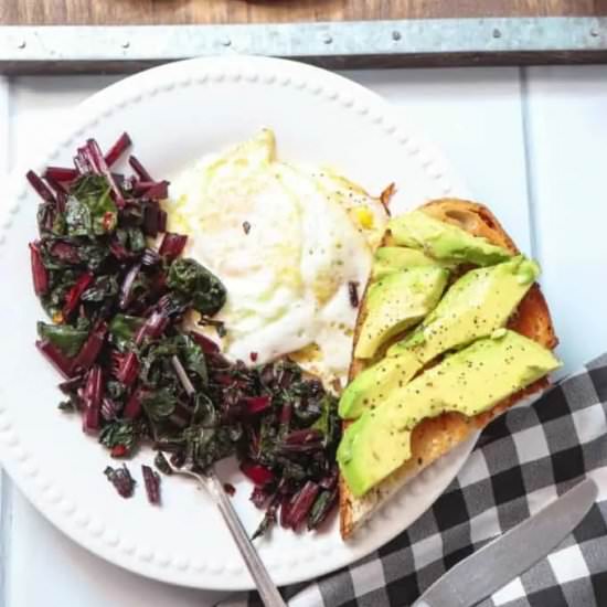 Pan Cooked Beet Greens - Recipe photo by scentednights2002