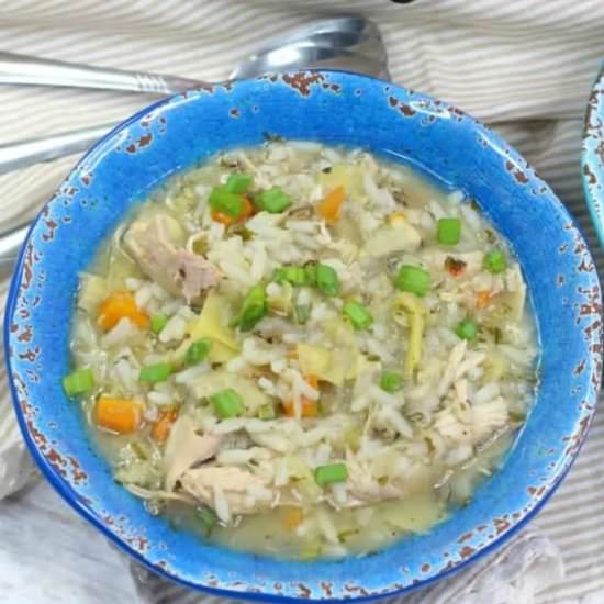 Chicken Artichoke Soup - Recipe photo by scentednights2002