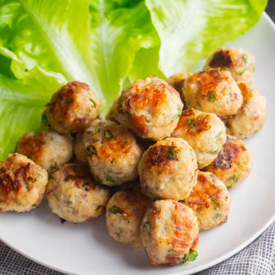 Baked Chicken Bacon Ranch Meatballs - Recipe photo by JawnsICooked