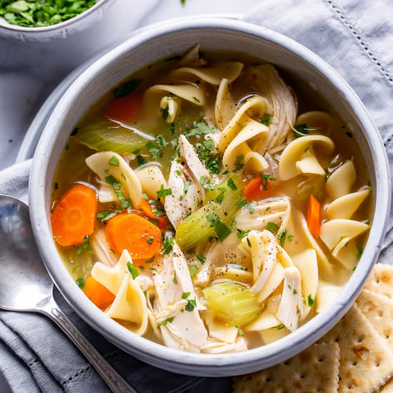 Chicken Noodle Soup - Recipe photo by Savingroomfordessert