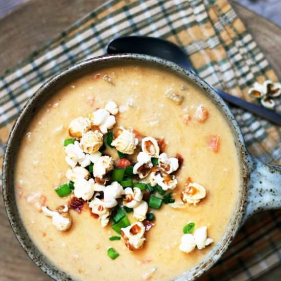 Sharp Cheddar and Ale Soup - Recipe photo by cheap-recipe-blog