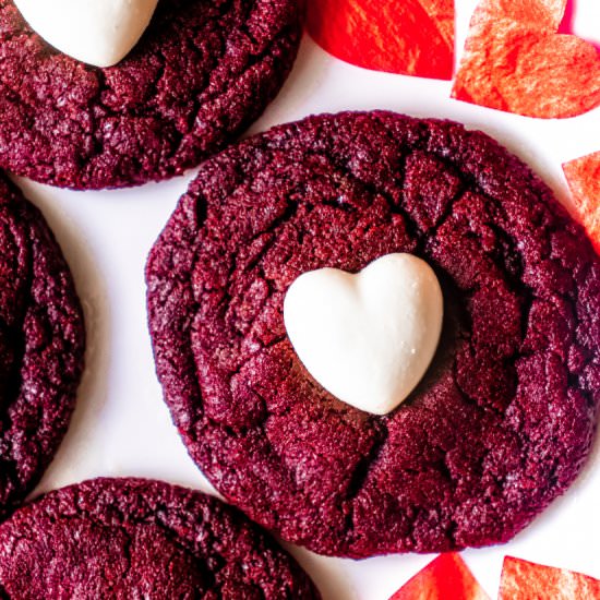 Red Velvet Sugar Cookies - Recipe photo by Surup