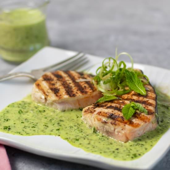 Pumpkin Swordfish- amazing! - Recipe photo by a zest for life