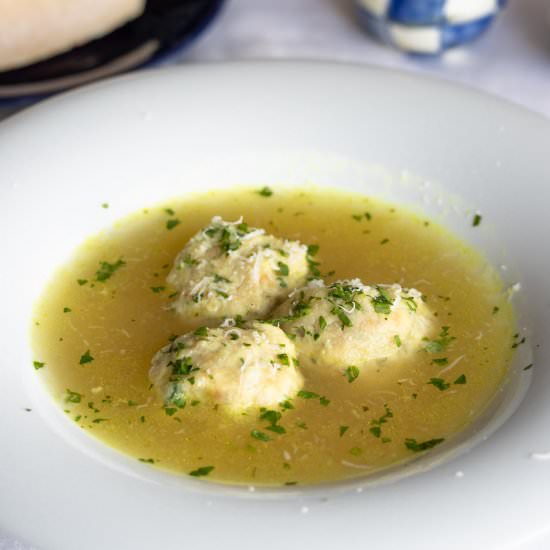 Canederli Soup - Recipe photo by GiangisKitchen