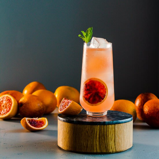 Blood Orange Cocktail - Recipe photo by Spoonabilities