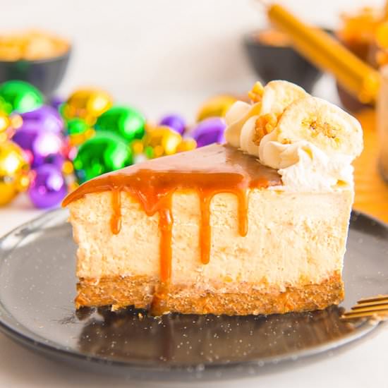 Bananas Foster Cheesecake - Recipe photo by senseandedibility